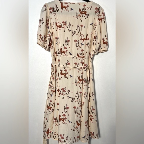 Modcloth X Princess Highway Shirt whimsical dress with belt size 8 - Picture 10 of 11